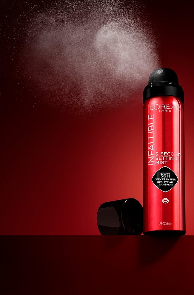 l'oréal paris infallible spray fixateur 3 secondes 75 ml