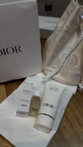 Home dior foaming cleanser & eye and lip makeup remover