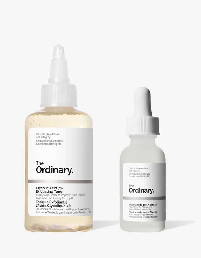 The Ordinary Dull Skin Hack (10ml Niacinamide+ 10ml Glycolic acid)